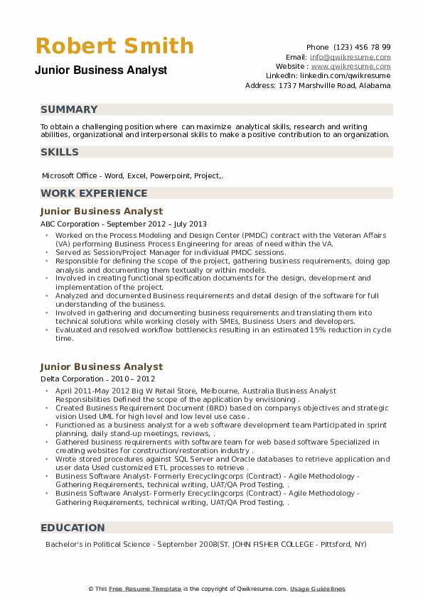 Role of a Junior Business Analyst: Responsibilities and Skills